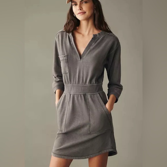 Daily Practice by Anthropologie Utility Mini Dress - Picture 2 of 6